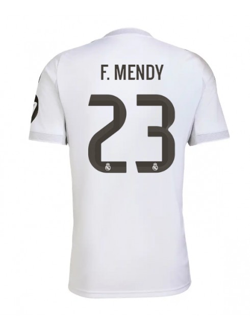 Real Madrid Ferland Mendy #23 Heimtrikot 2025-26 Kurzarm Real Madrid Ferland Mendy #23 Heimtrikot 2025-26 Kurzarm